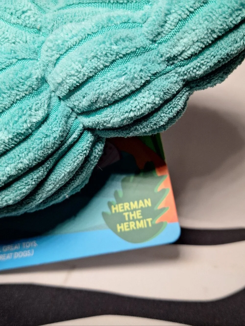 NWT Bark Hermin The Hermit Dog Toy XS-S
